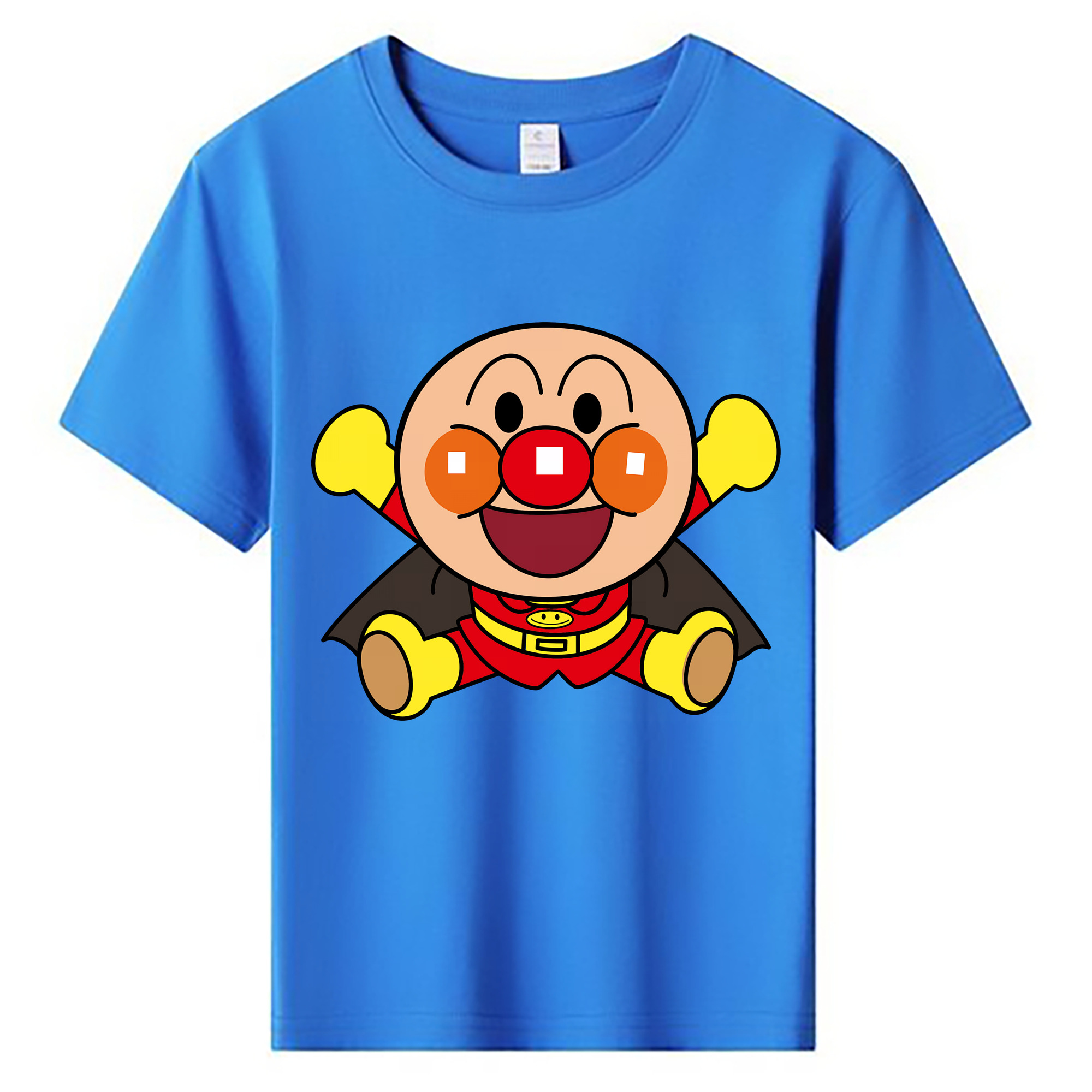 （画像用） アンパンマン Anpanman 綿100％キッズTシャツ（フロントプリント）